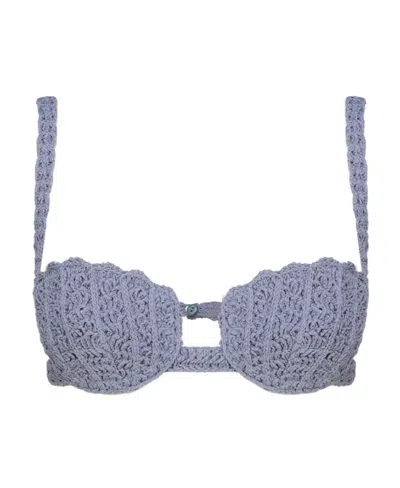 BLUMARINE BLUMARINE WOVEN BRA TOP