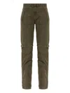Blumarine Belt Loop Track Pants In Green