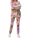 Blumin Floral Tie Dye Jogger Set - Plus In Multi In Multi
