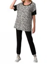 Blumin Leopard Loungewear Set - Plus In Multi In Black
