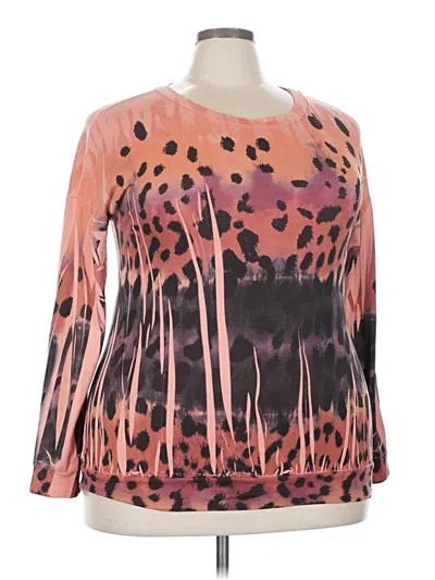 Pre-owned Blumin Long Sleeve Blouse In Pink