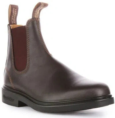 Pre-owned Blundstone 067 Strout Chisel Toe Dress Series Mens Ankle Boot Brown Us 7 - 13