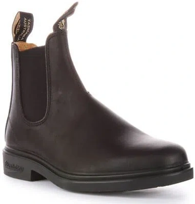 Pre-owned Blundstone 068 Voltan Chisel Toe Dress Series Mens Ankle Boot Black Us 7 - 13