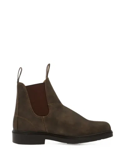 Blundstone 1306 Elasticated-panel Leather Chelsea Boots In Green