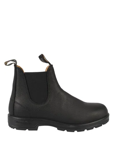 Blundstone 1447 Hammered Leather Booties In Black