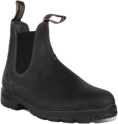 Pre-owned Blundstone 1910 Waterproof Waxed Upper Chelsea Boot Grey Us 5 - 13