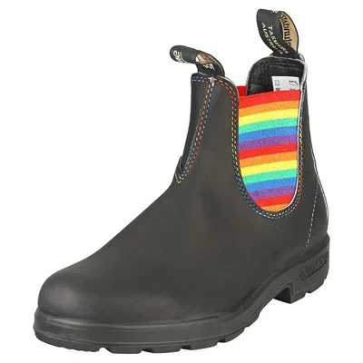 Pre-owned Blundstone 2105 Womens Black Multicolour Chelsea Boots - 5 Uk