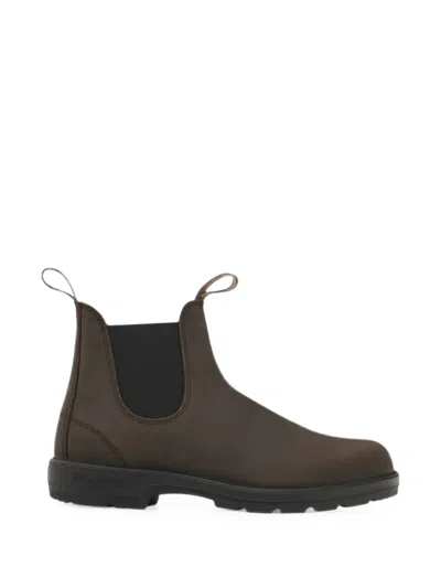 Blundstone 2340 Elasticated Leather Ankle Boots In Brown
