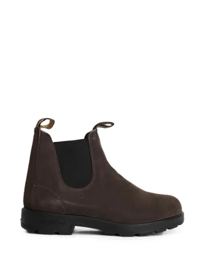 Blundstone 2413 Suede Chelsea Boots In Brown
