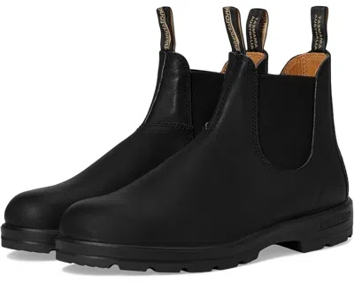 Blundstone 558 Boots Unisex M8/w10 Black Leather Ankle Pull On Chelsea Khd1371