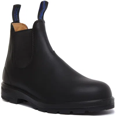 Pre-owned Blundstone 566 Mens Slip On Leather Chelsea Boots In Black Size Us 7 - 13