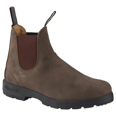 Blundstone 584 Boots Women's Rustic Brown Leather Ankle Chelsea Jobb2164