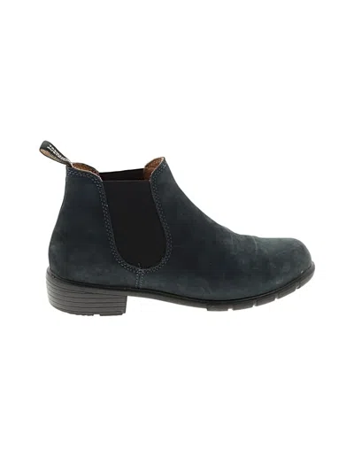 Pre-owned Blundstone Ankle Boots In Blue