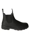 Blundstone Ankle Boots With Elastic Side Panels In Black