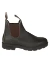 Blundstone Ankle Boots With Leather Upper In Black