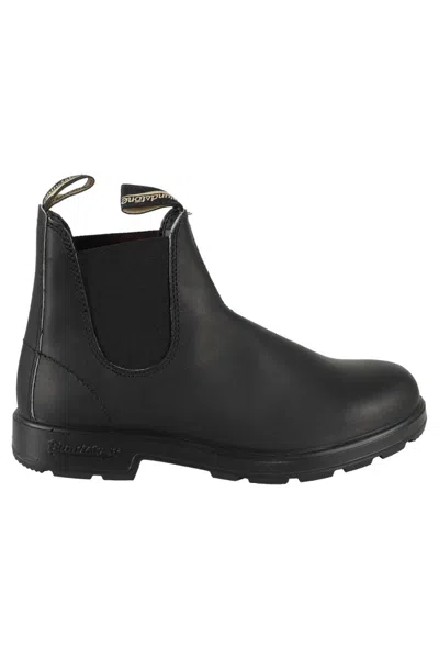 BLUNDSTONE BLUNDSTONE BLACK LEATHER BOOT WITH ELASTIC SIDE PANELS