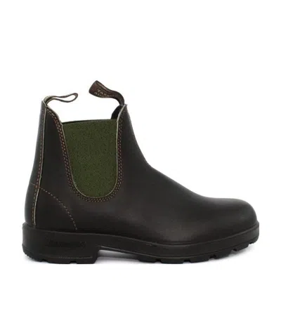 Blundstone Black Logo Chelsea Boots