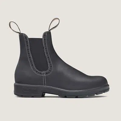 Pre-owned Blundstone Blunstone Women's Originals High Top Boots Voltan Black - 1448, Voltan Black