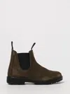 Blundstone Water-repellent Suede Ankle Boot In Dark Olive In Green