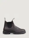 Blundstone Man Ankle Boots Dark Brown Size 11 Leather In Brown