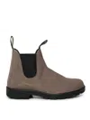 Blundstone 2407 Grey Suede Shoes In Black