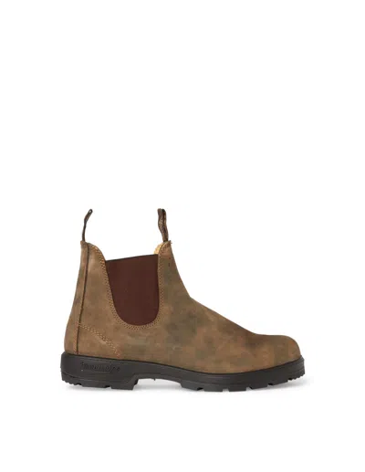 Blundstone Chelsea Leather Boots 585 In Green