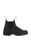 Blundstone Chelsea Leather Pull-on Boots In Black