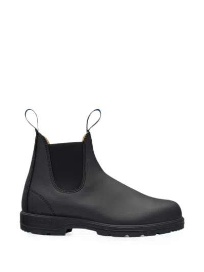 Blundstone Elasticated Leather Boots In Black