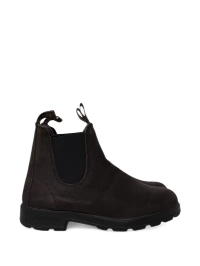 Blundstone Elasticated-panel Pull-tab Chelsea Boots In Burgundy