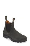 Blundstone Footwear Classic Chelsea Boot In Rustic Black Leather