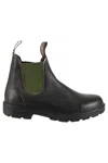 Blundstone Original 519 Chealsea Boots Mens 4.5 Stout Brown Leather Ankle Khd628 In Black