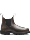 Blundstone Man Ankle Boots Dark Brown Size 11 Leather In Brown