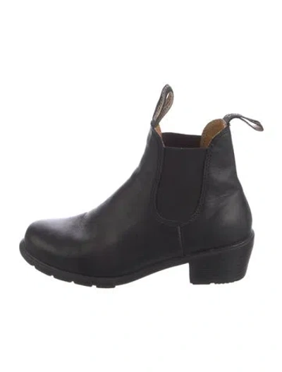 Pre-owned Blundstone Leather Chelsea Boots In Black