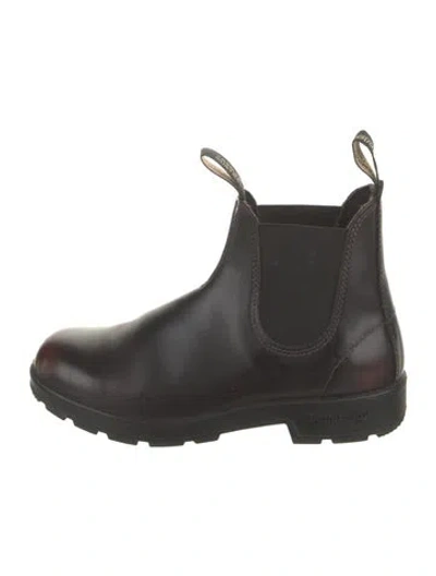 Pre-owned Blundstone Leather Chelsea Boots In Black