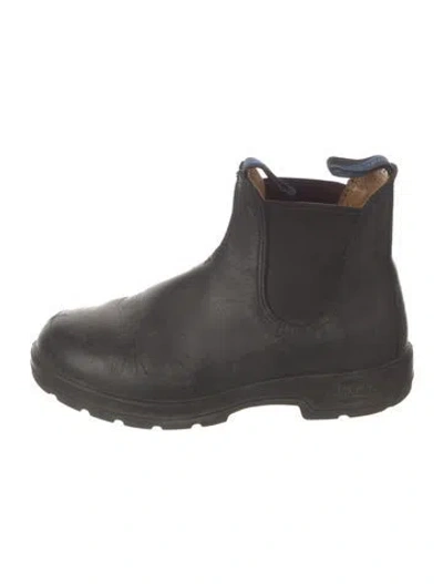 Pre-owned Blundstone Leather Chelsea Boots In Black