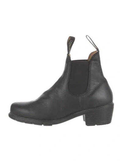Pre-owned Blundstone Leather Chelsea Boots In Black