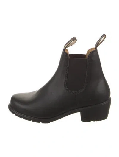 Pre-owned Blundstone Leather Chelsea Boots In Black