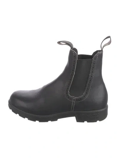 Pre-owned Blundstone Leather Chelsea Boots In Black