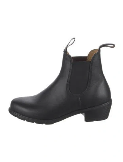 Pre-owned Blundstone Leather Chelsea Boots In Black
