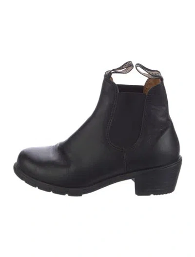 Pre-owned Blundstone Leather Chelsea Boots In Black