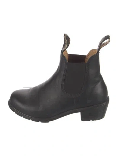 Pre-owned Blundstone Leather Chelsea Boots In Black
