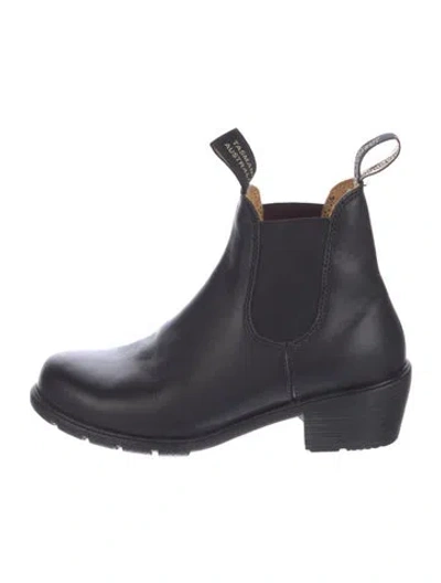 Pre-owned Blundstone Leather Chelsea Boots In Black