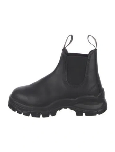 Pre-owned Blundstone Leather Chelsea Boots In Black