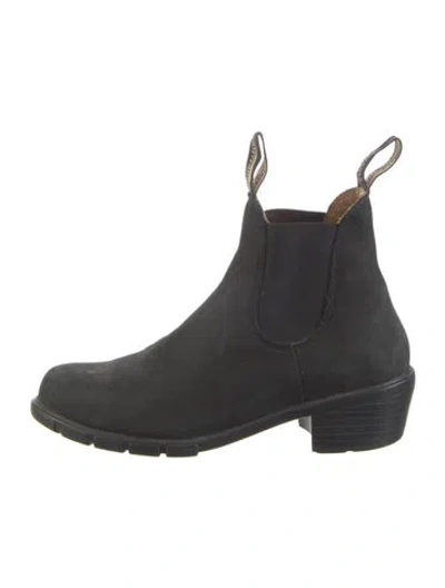 Pre-owned Blundstone Leather Chelsea Boots In Black