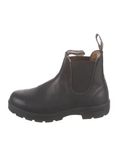 Pre-owned Blundstone Leather Chelsea Boots In Black