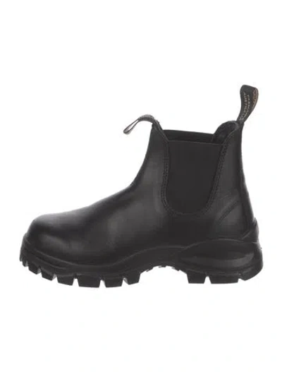 Pre-owned Blundstone Leather Chelsea Boots In Black