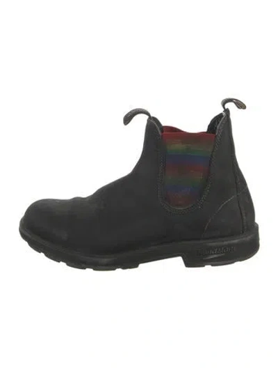 Pre-owned Blundstone Leather Chelsea Boots In Black