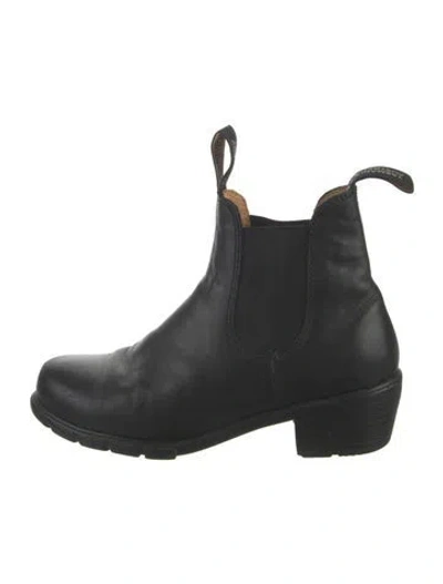 Pre-owned Blundstone Leather Chelsea Boots In Black