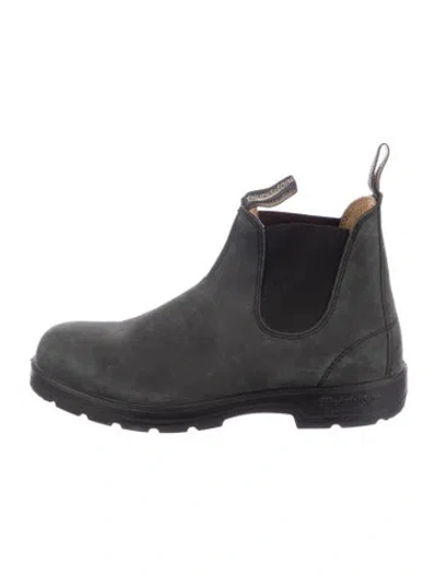 Pre-owned Blundstone Leather Chelsea Boots In Black