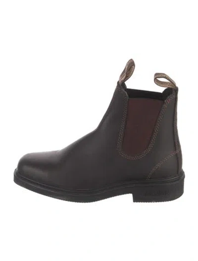 Pre-owned Blundstone Leather Chelsea Boots In Black